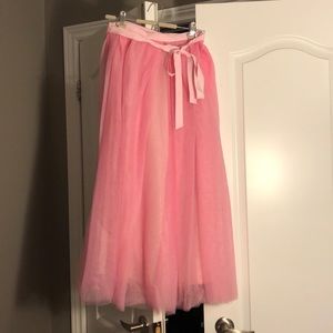 J.crew bubblegum pink tulle skirt